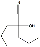 2-Hydroxy-2-propyl-pentanenitrile 结构式