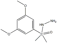 alpha,alpha-Dimethyl-3,5-dimethoxybenzylhydrazide 结构式