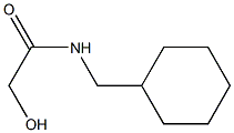 N-(CYCLOHEXYLMETHYL)-2-HYDROXYACETAMIDE 结构式
