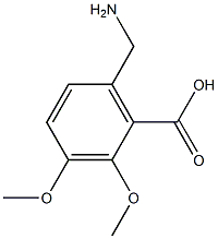 2,3-DIMETHOXY-6-AMINOMETHYL-BENZOIC ACID 结构式