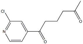 1-(2-CHLORO-4-PYRIDYL)-1,5-HEXANEDIONE 结构式