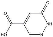 6-OXO-1,6-DIHYDROPYRIDAZINE-4-CARBOXYLIC ACID 结构式