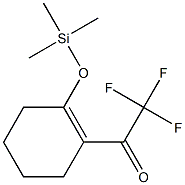 2-TRIFLUOROACETYL-1-(TRIMETHYLSILOXY)CYCLOHEXENE 结构式