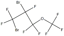 2,3-DIBROMOPENTAFLUOROPROPYL TRIFLUOROMETHYL ETHER 结构式