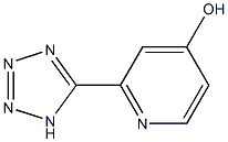 2-(1H-TETRAZOL-5-YL)PYRIDIN-4-OL 结构式