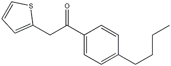 4'-N-BUTYL-2-THIENYLACETOPHENONE 结构式
