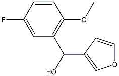 3-FLUORO-6-METHOXYPHENYL-(3-FURYL)METHANOL 结构式