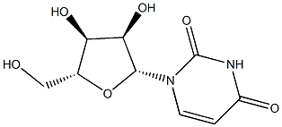 L-URIDINE, [3H]- 结构式