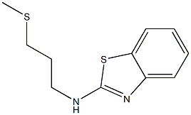 N-[3-(METHYLTHIO)PROPYL]-1,3-BENZOTHIAZOL-2-AMINE 结构式