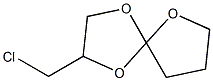 2-CHLOROMETHYL-1,4,6-TRIOXA-SPIRO[4.4]NONANE 结构式