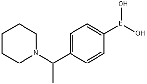 (4-(1-甲氧基乙基)苯基)硼酸 结构式