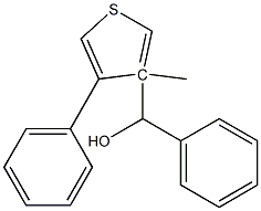 (3-METHYL-4-PHENYL)PHENYL-(3-THIENYL)METHANOL 结构式