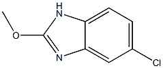 5-CHLORO-2-METHOXYBENZIMIDAZOLE 结构式