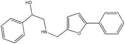 1-PHENYL-2-(((5-PHENYL-2-FURYL)METHYL)AMINO)ETHANOL 结构式