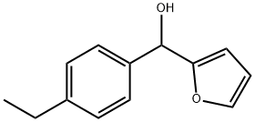 4-ETHYLPHENYL-(2-FURYL)METHANOL 结构式