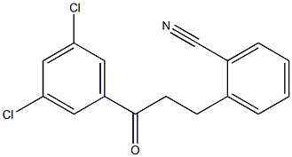 3-(2-CYANOPHENYL)-3',5'-DICHLOROPROPIOPHENONE 结构式