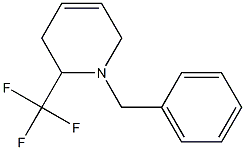 1-BENZYL-1,2,3,6-TETRAHYDRO-2-(TRIFLUOROMETHYL)PYRIDINE 结构式