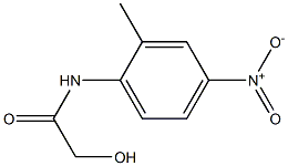 2-HYDROXY-N-(2-METHYL-4-NITROPHENYL)ACETAMIDE 结构式