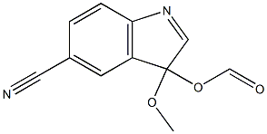 5-CYANO-3,3-DIMETHOXYOXOINDOLE 结构式