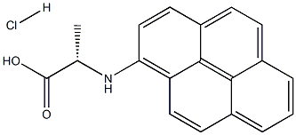 D-(1-PYRENYL)ALANINE HYDROCHLORIDE 结构式