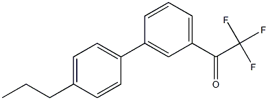 3'-(4-N-PROPYLPHENYL)-2,2,2-TRIFLUOROACETOPHENONE 结构式