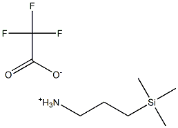 4,4-Dimethyl-4-silapentane-1-ammonium trifluoroacetate 结构式