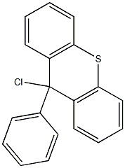 9-CHLORO-9-PHENYLTHIOXANTHENE 结构式