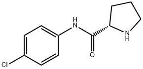 (S)-PYRROLIDINE-2-CARBOXYLIC ACID (4-CHLORO-PHENYL)-AMIDE 结构式