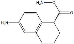 (1R)-1,6-DIAMINO-1,2,3,4-TETRAHYDRONAPHTHALENECARBOXYLIC ACID 结构式