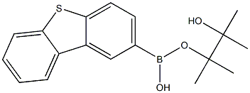 DIBENZOTHIOPHENE-2-BORONIC ACID PINACOL ESTER 结构式