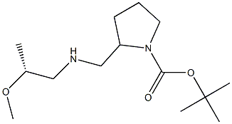 (R)-1-BOC-2-[(2-METHOXY-PROPYLAMINO)-METHYL]-PYRROLIDINE 结构式