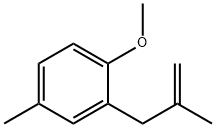 3-(2-METHOXY-5-METHYLPHENYL)-2-METHYL-1-PROPENE 结构式