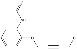 N-[2-(4-CHLORO-BUT-2-YNYLOXY)-PHENYL]-ACETAMIDE 结构式