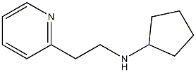 CYCLOPENTYL-(2-PYRIDIN-2-YL-ETHYL)-AMINE 结构式