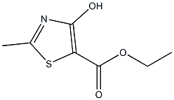 4-羟基-2甲基噻唑-5-甲酸乙酯 结构式