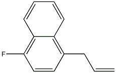 3-(4-FLUORO-1-NAPHTHYL)-1-PROPENE 结构式