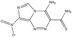 4-Amino-8-nitroimidazo[5,1-c][1,2,4]triazine-3-carbothioamide 结构式