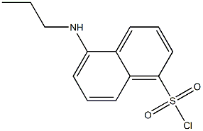 5-PROPYLAMINO-NAPHTHALENE-1-SULFONYL CHLORIDE 结构式