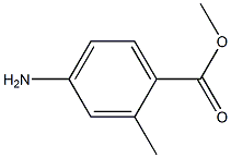 2-甲基-4-氨基苯甲酸甲酯 结构式