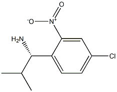 (1S)-1-(4-Chloro-2-nitrophenyl)-2-methylpropylamine 结构式