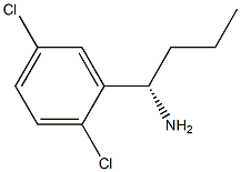 (1S)-1-(2,5-DICHLOROPHENYL)BUTYLAMINE 结构式
