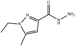 1-Ethyl-5-methyl-1H-pyrazole-3-carbohydrazide 结构式