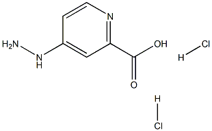 4-Hydrazino-pyridine-2-carboxylic acid dihydrochloride 结构式