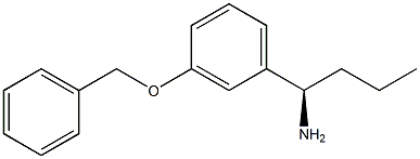 (1R)-1-[3-(PHENYLMETHOXY)PHENYL]BUTYLAMINE 结构式