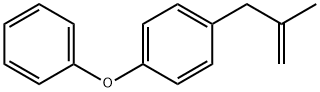 3-(4-PHENOXYPHENYL)-2-METHYL-1-PROPENE 结构式