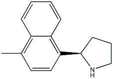 (2R)-2-(4-METHYLNAPHTHYL)PYRROLIDINE 结构式