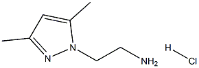 2-(3,5-DIMETHYL-PYRAZOL-1-YL)-ETHYLAMINE HYDROCHLORIDE 结构式