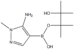 3-AMINO-2-METHYL-2H-PYRAZOLE-4-BORONIC ACID PINACOL ESTER 结构式