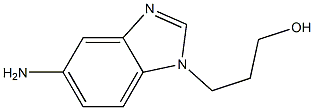 3-(5-Amino-benzoimidazol-1-yl)-propan-1-ol 结构式