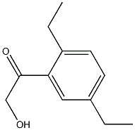 1-(2,5-DIETHYLPHENYL)-2-HYDROXYETHANONE 结构式